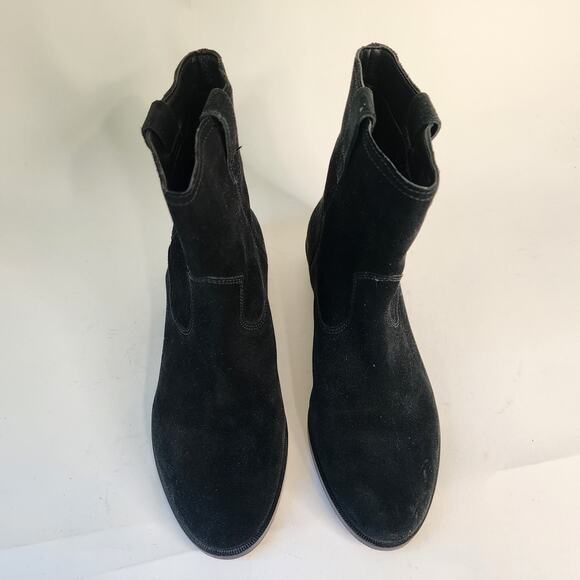Rebecca Minkoff Chasidy Black Suede Chelsea Boot 7M - Picture 3 of 7